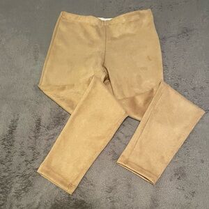 Tahari Faux Suede Pants Leggings S